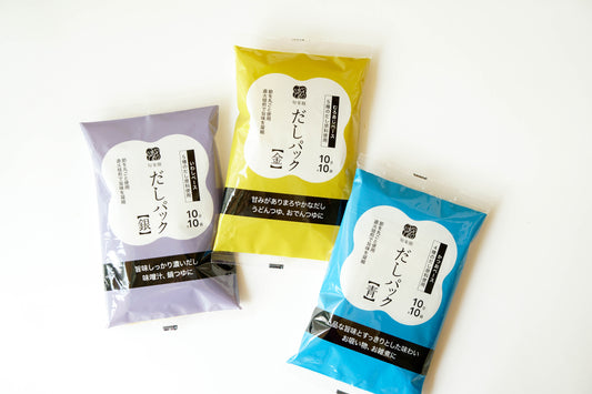 旬楽膳のだしパックがリニューアル!用途に合わせた3種類でさらにおいしくなりました!