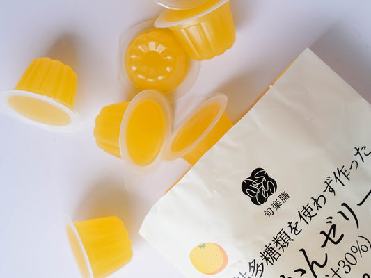 旬楽膳 増粘多糖類を使わず作ったみかんゼリー