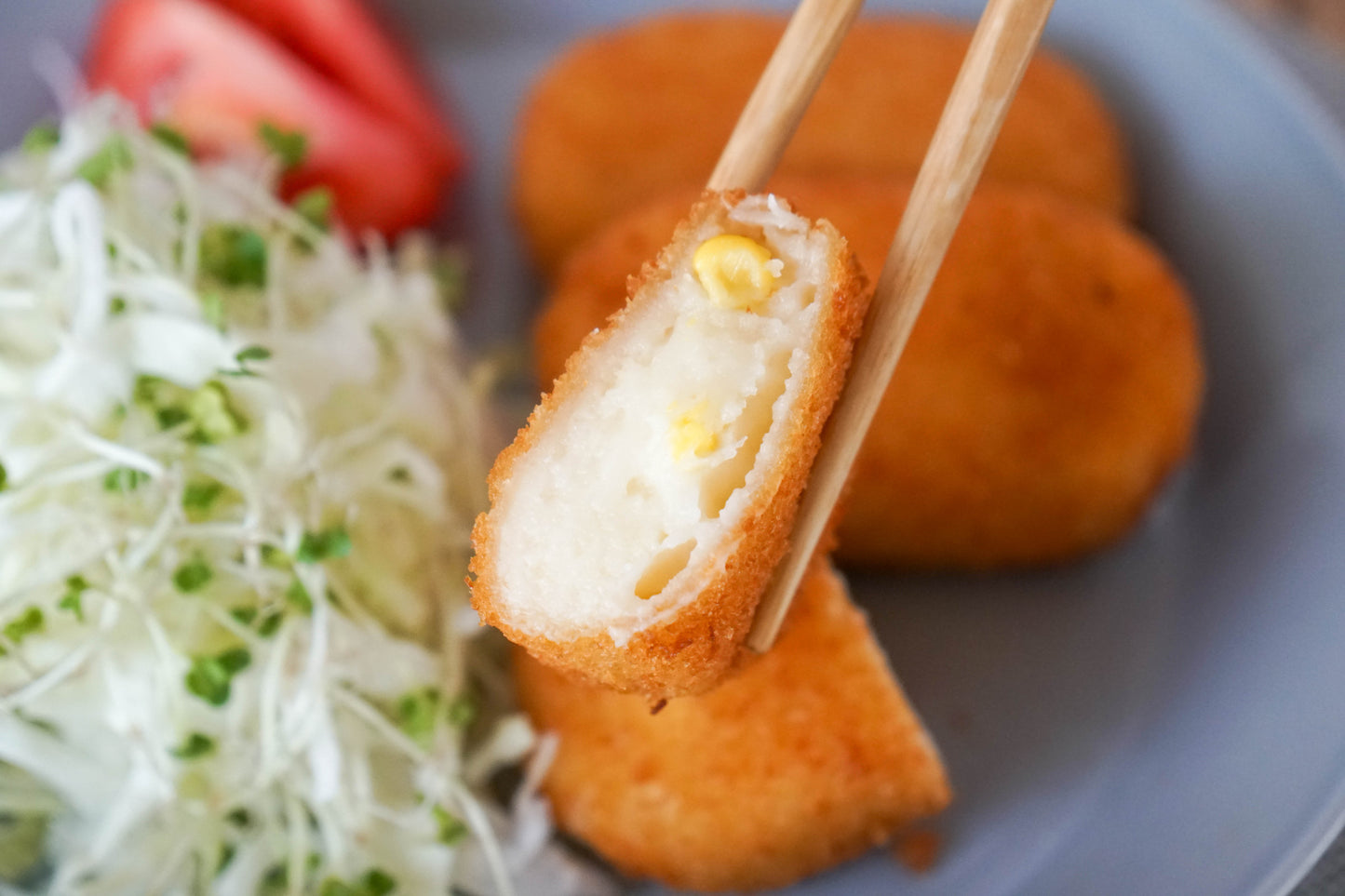 【冷凍】コーンクリームコロッケ(油調済)