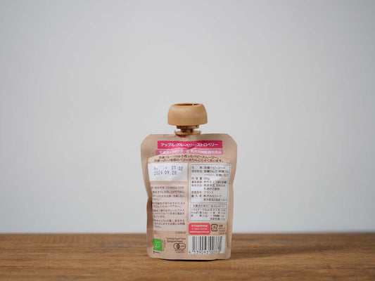 ベビービオ babybio ベビースムージー アップル・ストロベリー・ブルーベリー