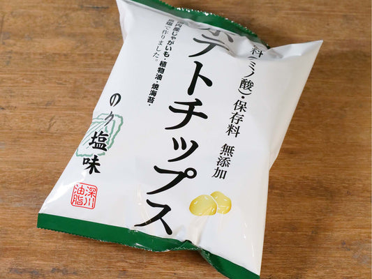 深川油脂 化学調味料無添加ポテトチップス のり塩味