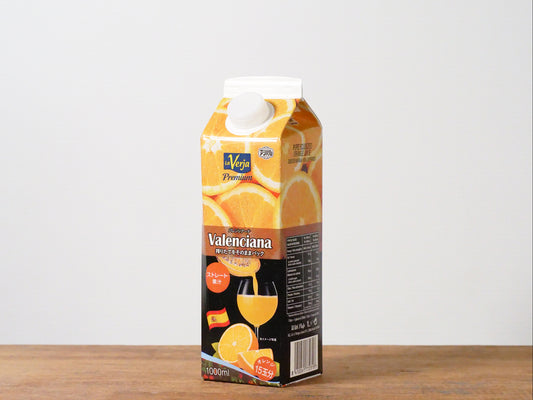 バレンシアーナ ストレート オレンジジュース100% 1000ml