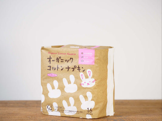 コットン・ラボ オーガニックコットンナプキン25.5cm羽つき