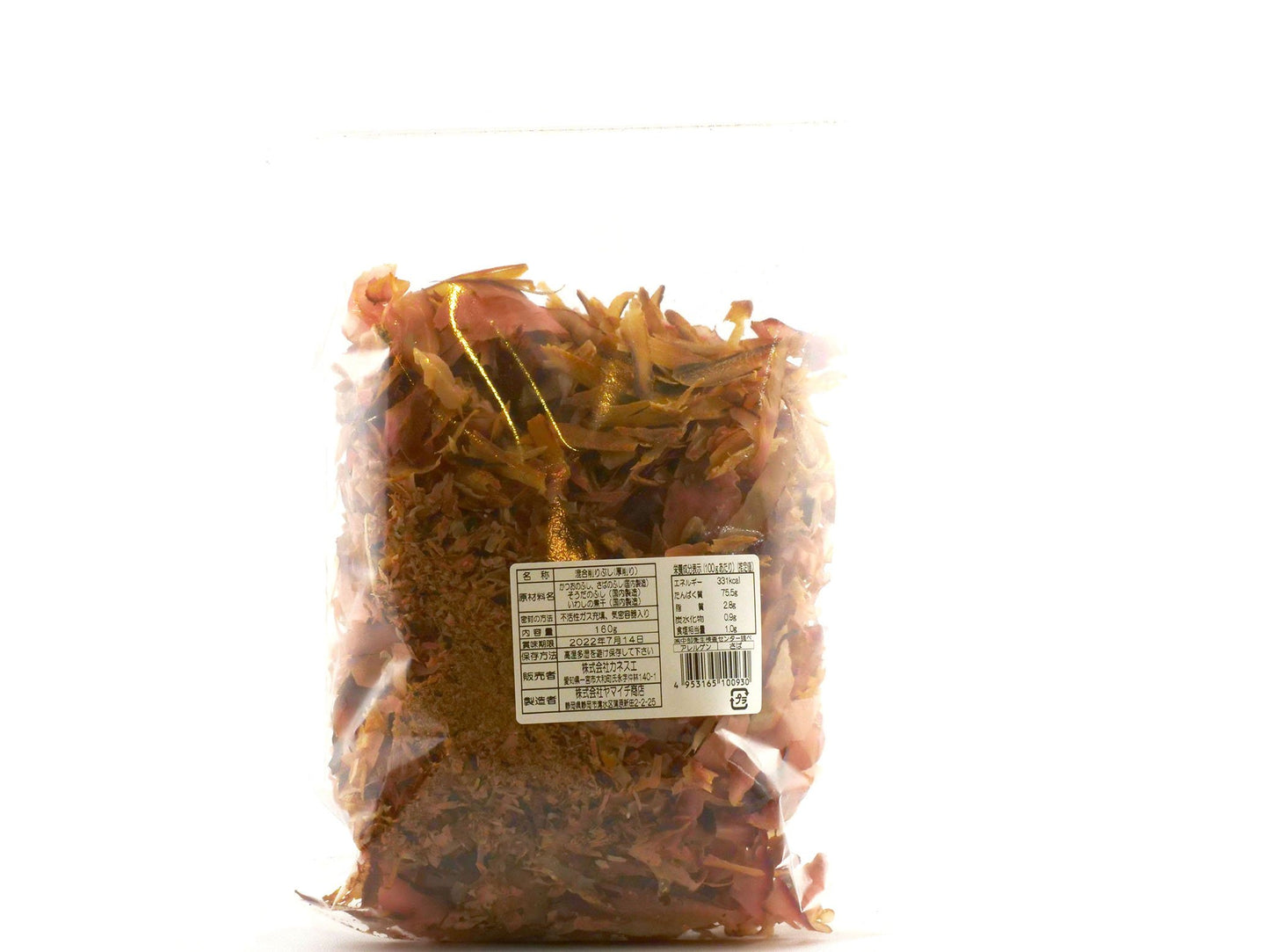 中厚削り 濃いこくだし <混合削りぶし> 裏面