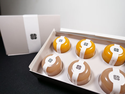 山梨県産白桃寒天ゼリー&アルフォンソマンゴーゼリー 6個セット