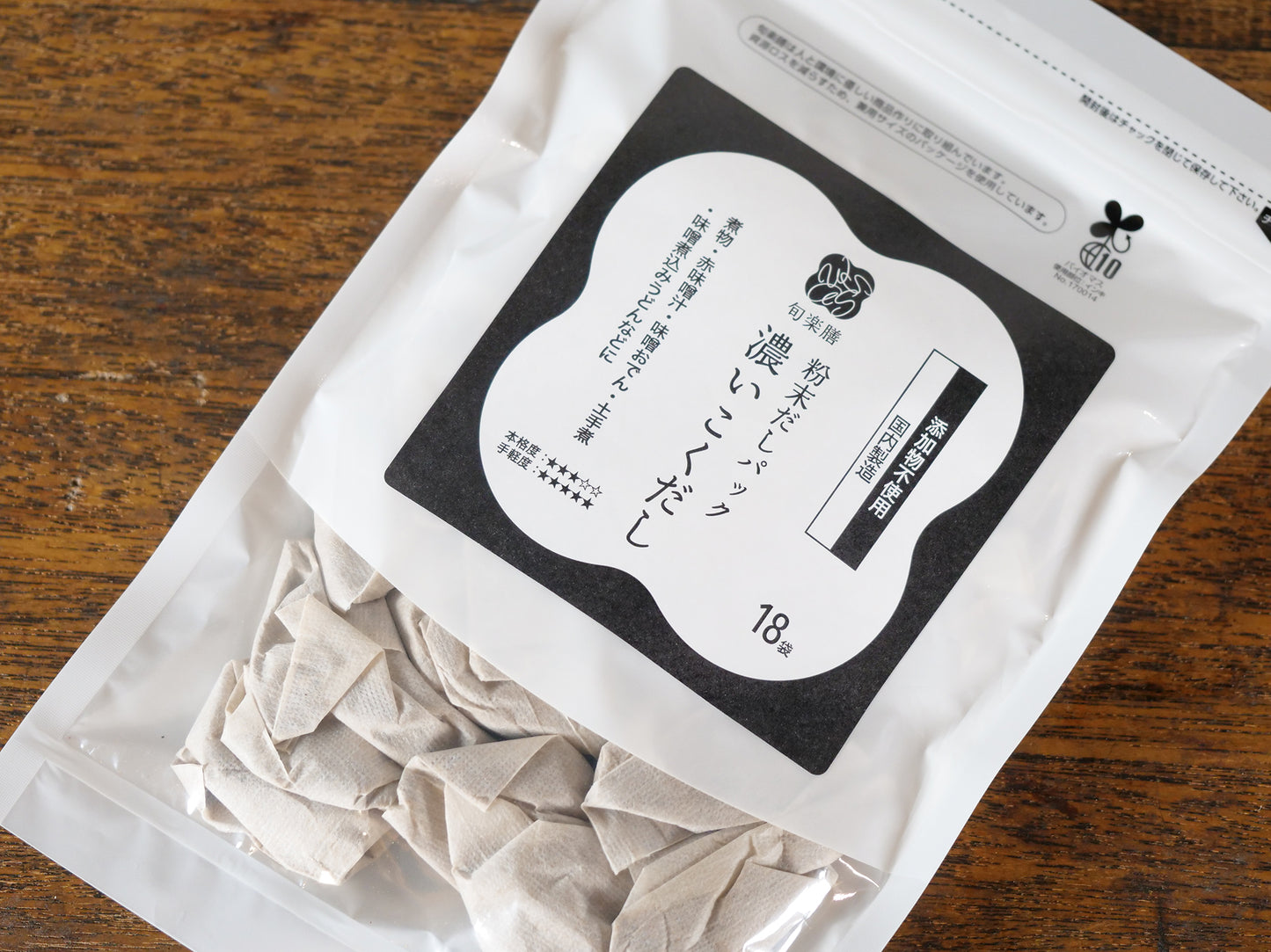 粉末だしパック 濃いこくだし 18P