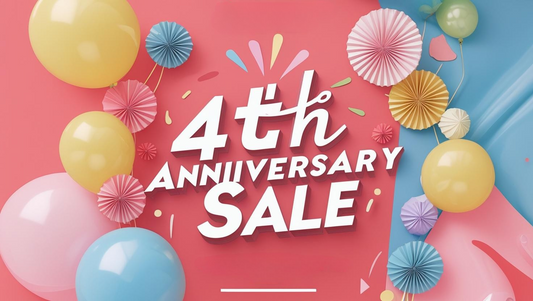 おかげさまで4周年！皆様本当にありがとうございます！感謝の気持ちを込めたスペシャル企画実施中です！