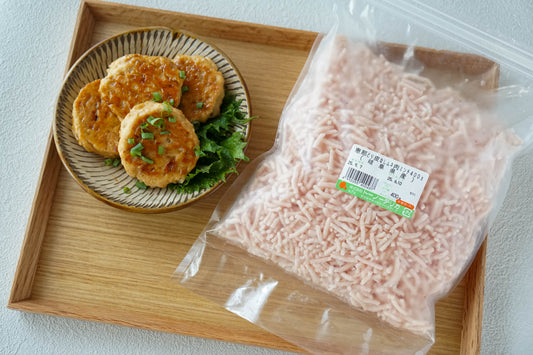 【冷凍】恵那どり皮なしムネミンチ（冷凍）