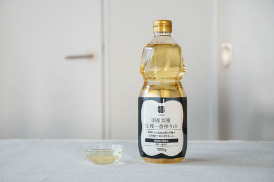 旬楽膳 国産菜種圧搾一番搾り油