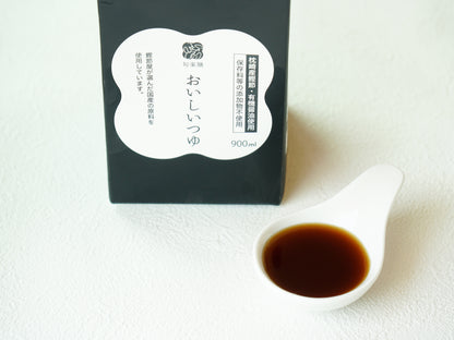 旬楽膳 添加物不使用 おいしいつゆ  900ml