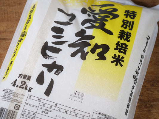 特別栽培米　愛知県産コシヒカリ　白米