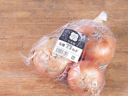 旬楽膳 有機たまねぎ 約2～3個（約400g）