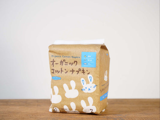 コットン・ラボ オーガニックコットンナプキン　羽つき夜用