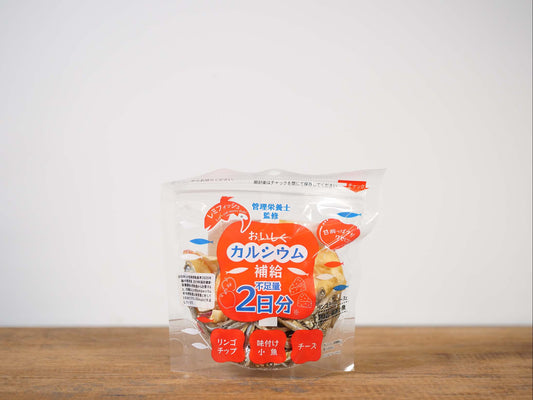 ジョイフーズ リンゴチップとチーズと小魚(カルシウム２日分）