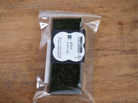 旬楽膳 焼海苔おにぎり用カット 21枚入り