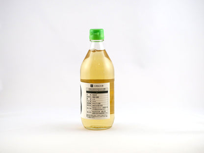 有機純米酢 900ml 裏面
