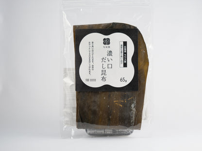 北海道羅臼産　濃い口だし昆布