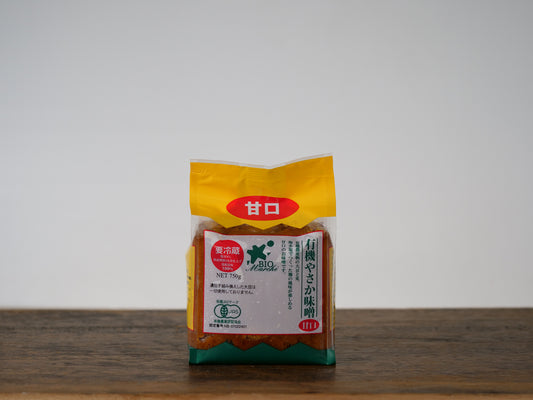 有機やさか味噌(甘口)【冷蔵】